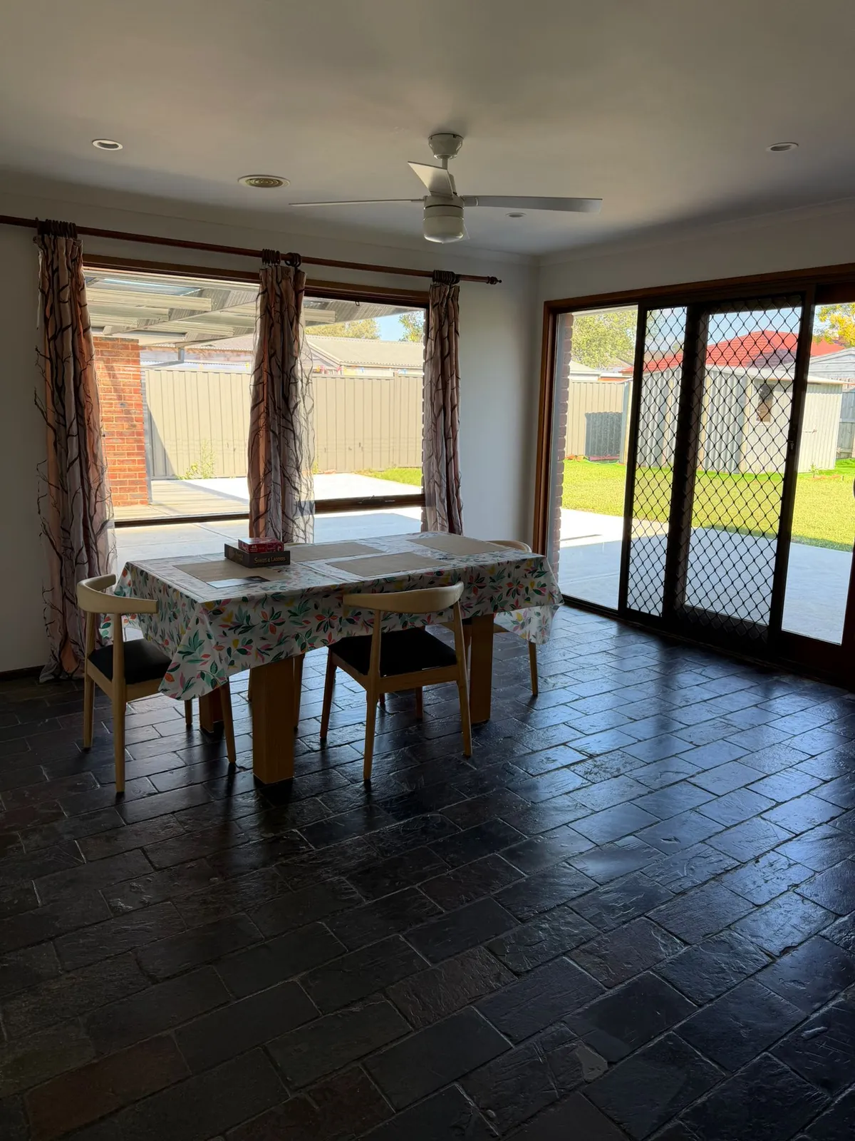 Second view of the living room at Hindmarsh Court.